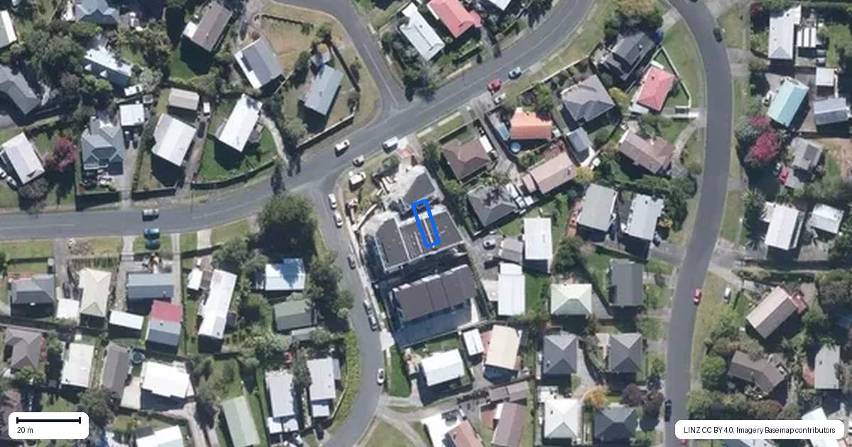 Property context map for 5/2 Flaunty Place, West Harbour, Auckland