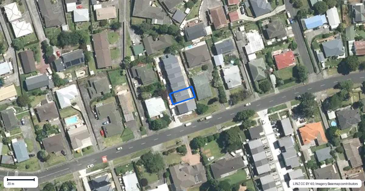 Property context map for 3/45 Clark Road, Pahurehure, Papakura