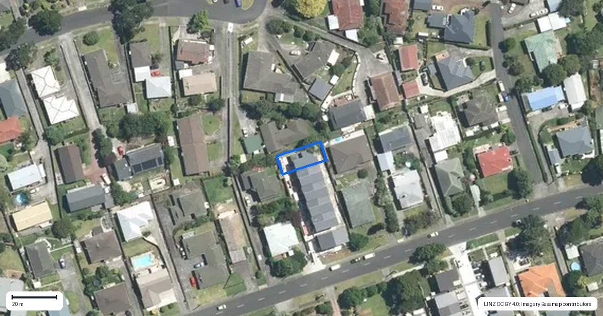 Property context map for 7/45 Clark Road, Pahurehure, Papakura