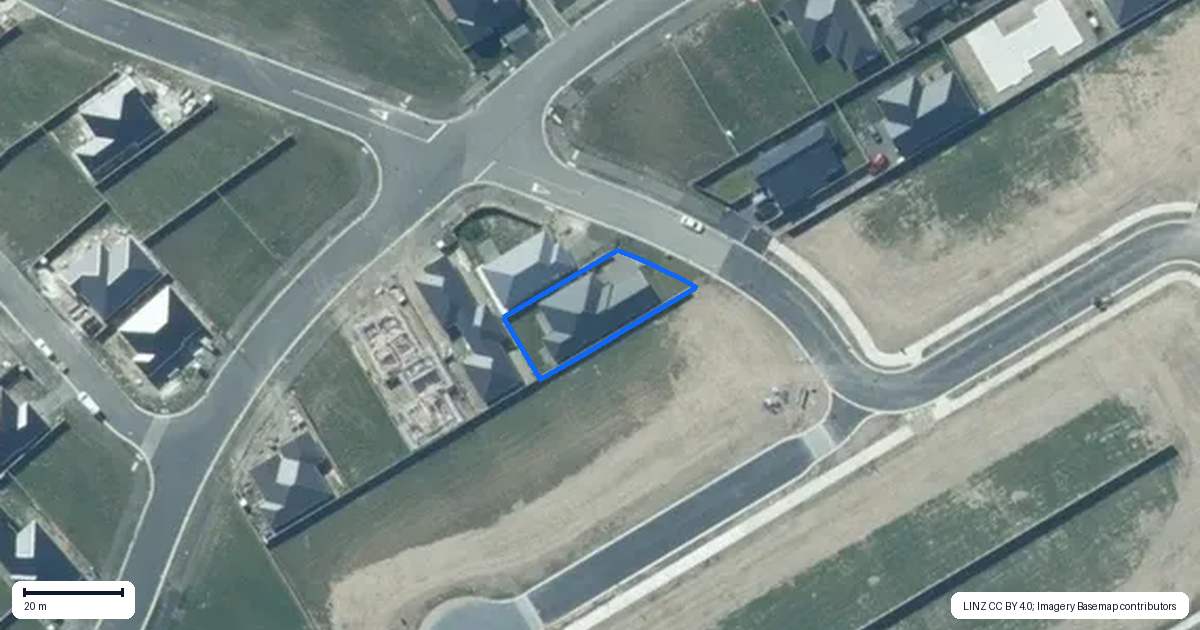 Property context map for 66 Lennon Drive, Rolleston