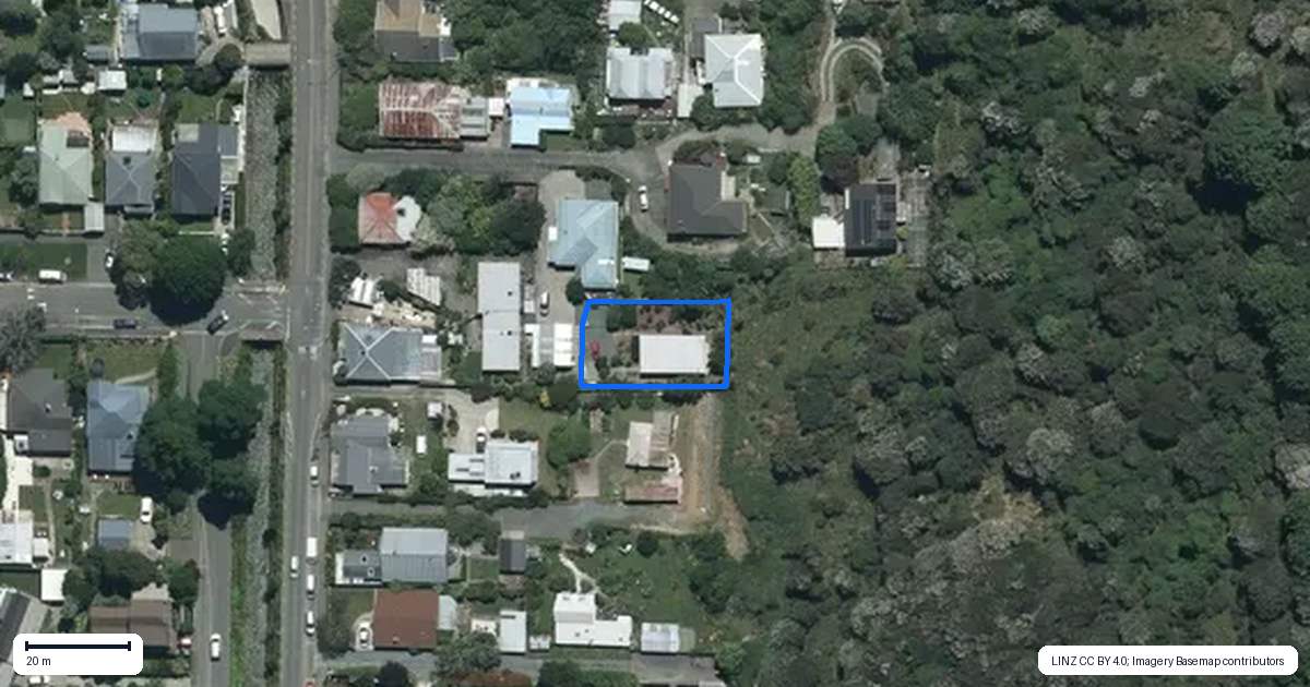 Property context map for 37C Brook Street, The Brook, Nelson