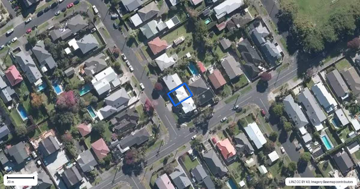 Property context map for 1B Maranui Avenue, Point Chevalier, Auckland