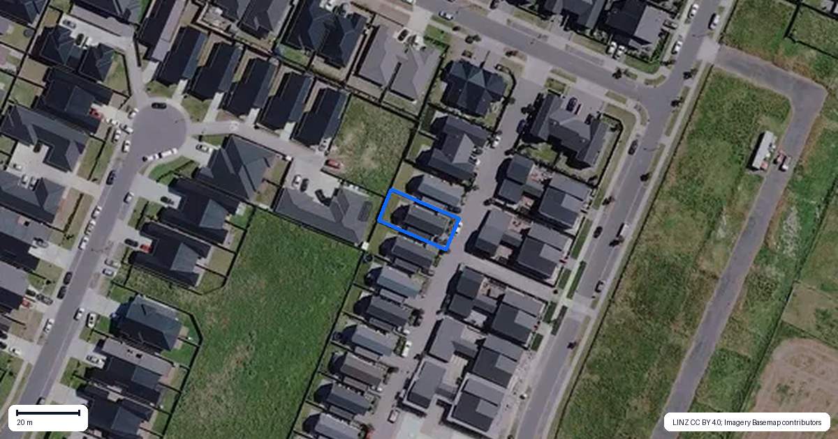 Property context map for 23 Kakariki Lane, Rototuna North, Hamilton