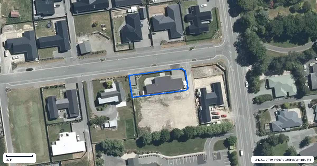 Property context map for 61 Meadowstone Street, Gleniti, Timaru