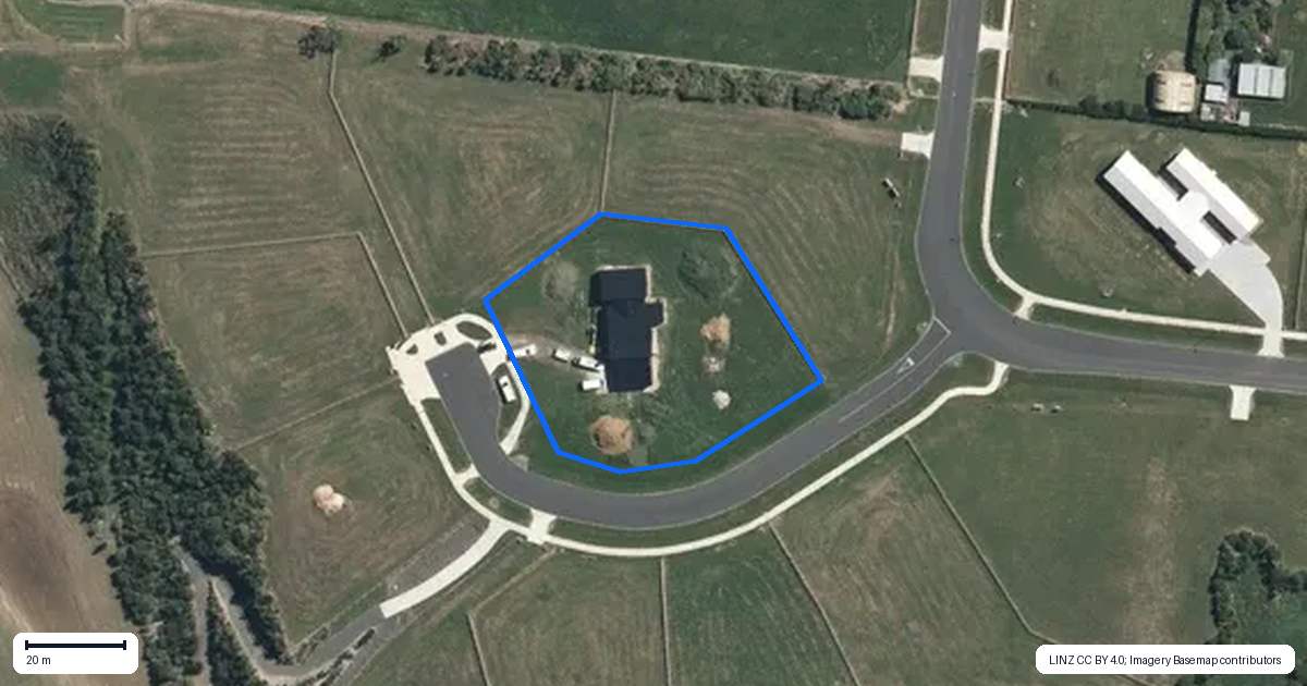 Property context map for 124 Taraire Road, Pirongia