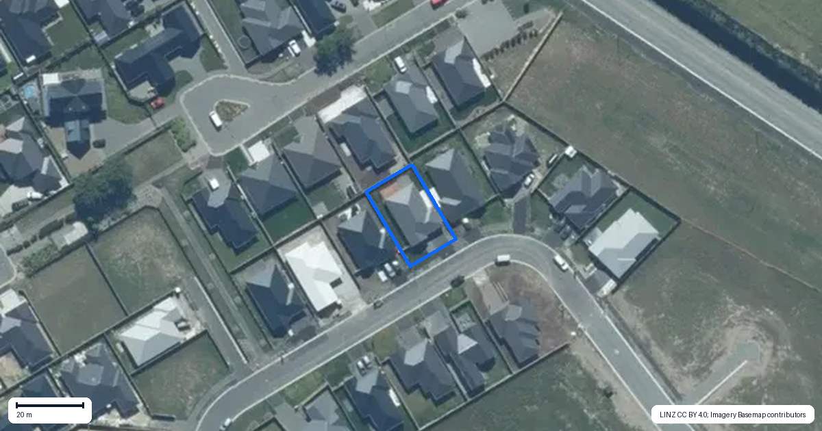 Property context map for 54 Vista Crescent, Rolleston
