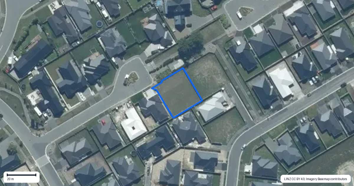 Property context map for 10 Flight Close, Rolleston