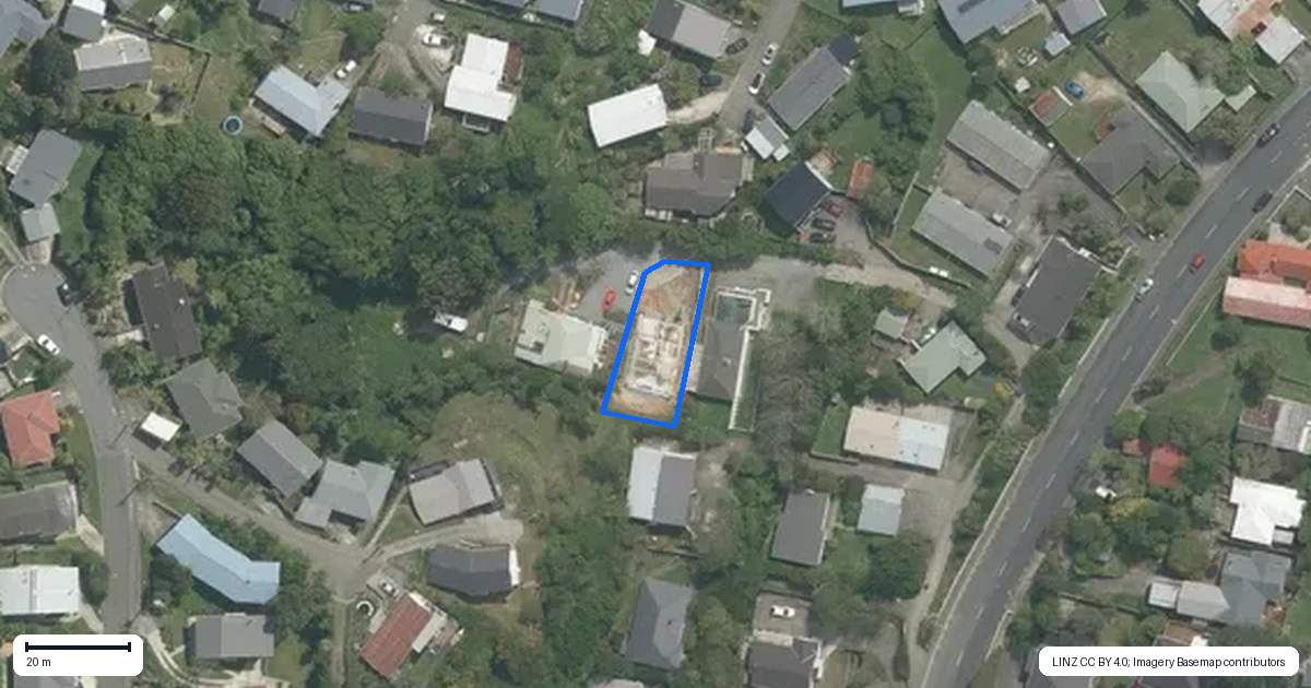 Property context map for 177A Newlands Road, Newlands, Wellington