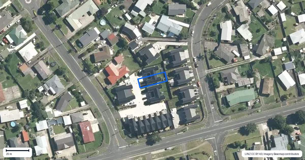 Property context map for 4/41 Prisk Street, Melville, Hamilton