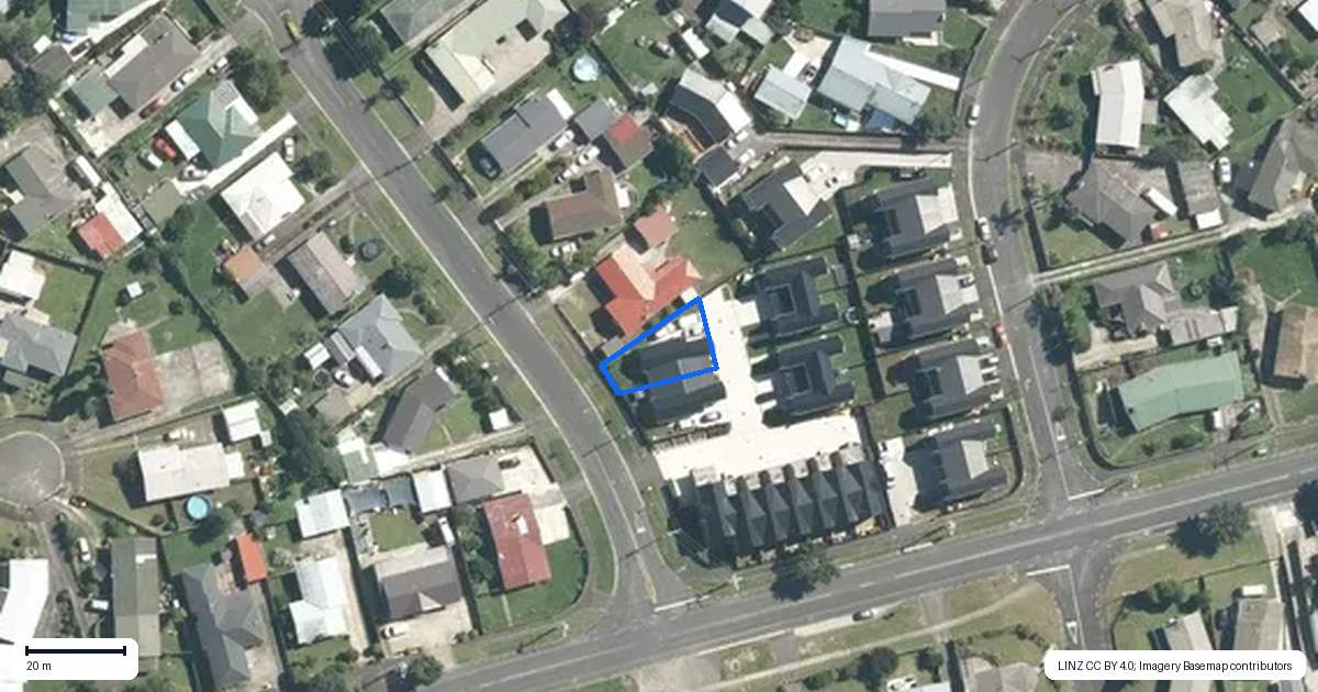 Property context map for 2/41 Prisk Street, Melville, Hamilton