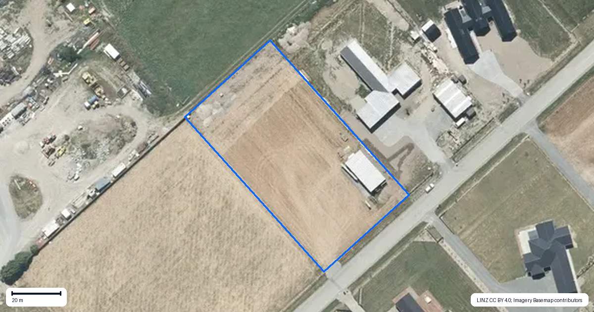 Property context map for 5 Meadowlands Green, Allenton, Ashburton
