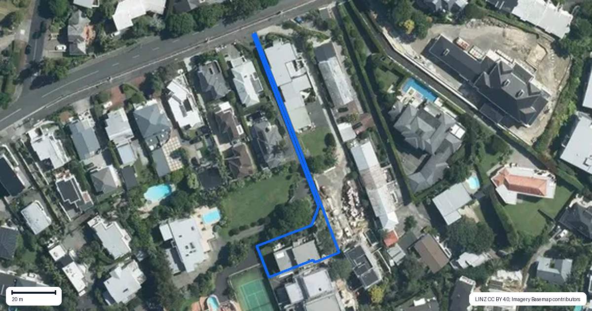 Property context map for 58A Kohimarama Road, Kohimarama, Auckland