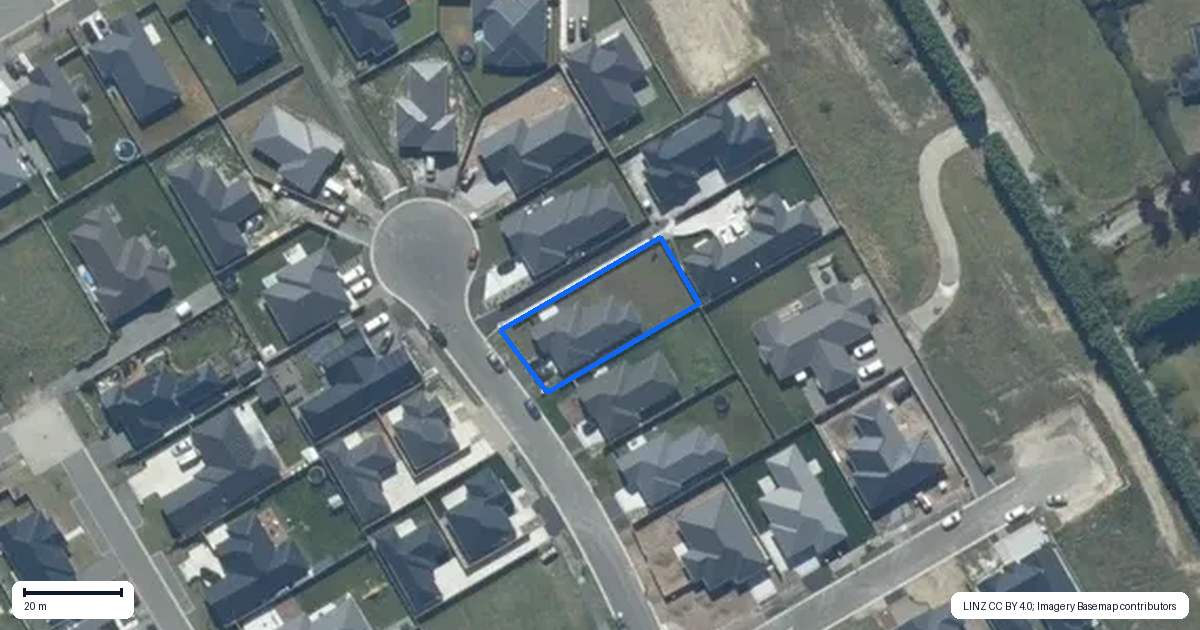 Property context map for 28 Radar Drive, Rolleston