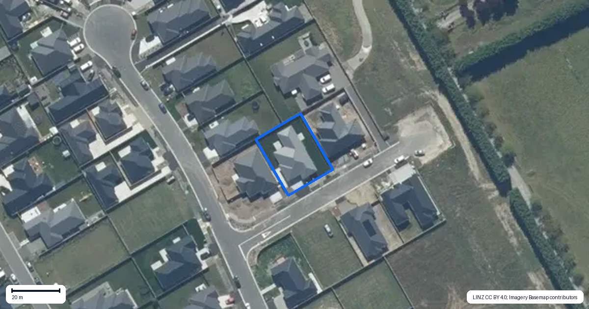 Property context map for 3 Astoria Street, Rolleston