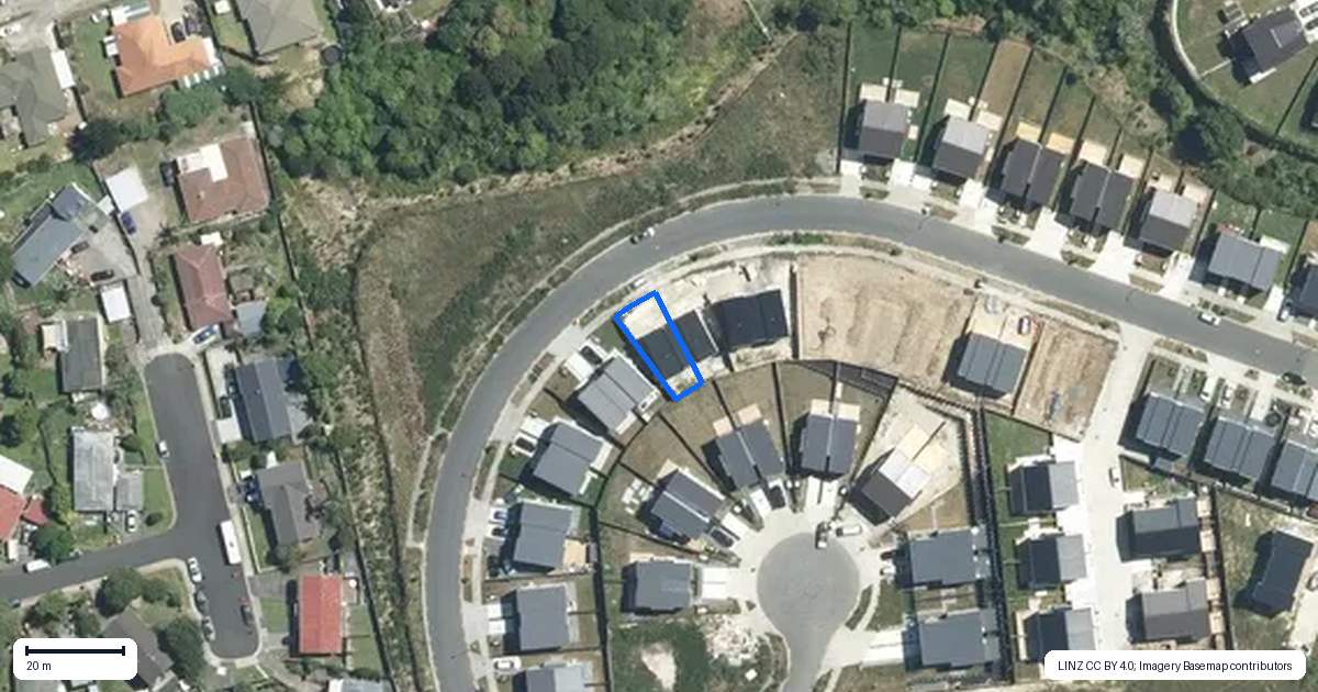 Property context map for 54B Crestview Rise, Papakura