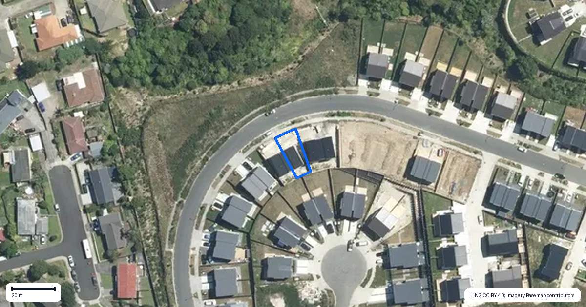 Property context map for 54A Crestview Rise, Papakura
