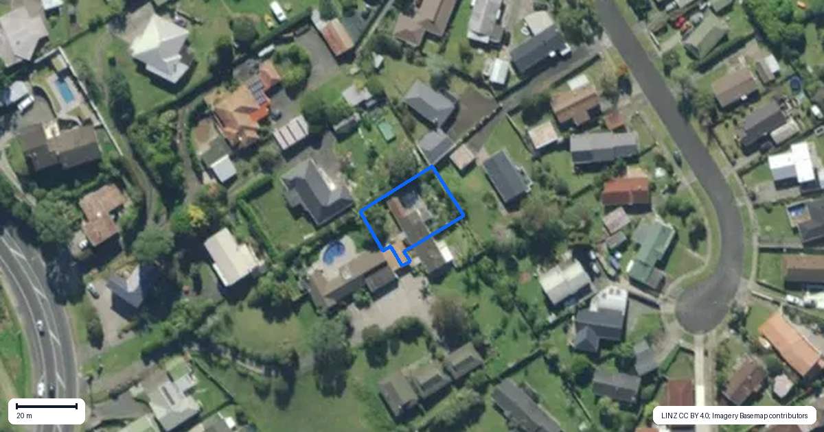 Property context map for 60C Kiripaka Road, Tikipunga, Whangarei