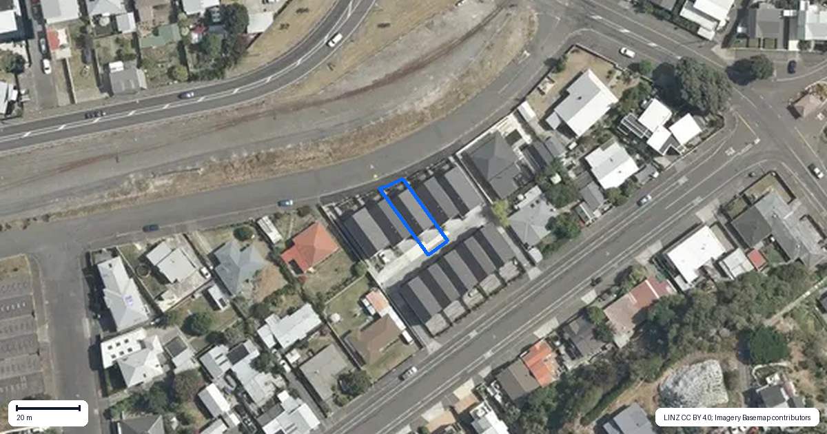 Property context map for 2B Kenny Avenue, Ahuriri, Napier