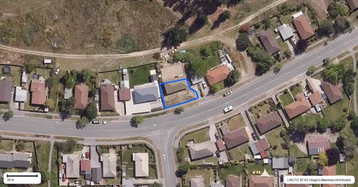 Property context map for 142 Waenga Drive, Cromwell