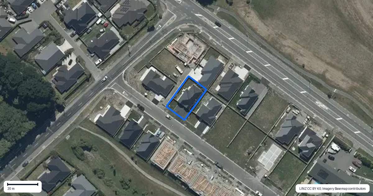 Property context map for 9 Samantha Lawry Road, Hornby, Christchurch