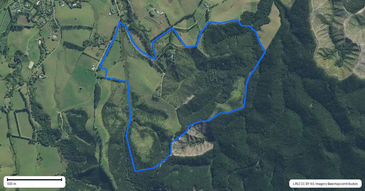 Property context map for 27 Riddell Road, Kerikeri