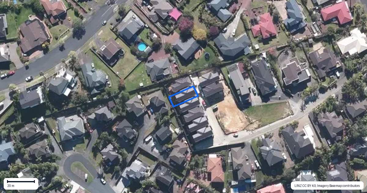Property context map for 10/90 Picasso Drive, West Harbour, Auckland