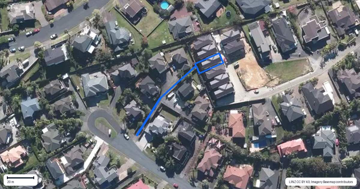 Property context map for 11/90 Picasso Drive, West Harbour, Auckland