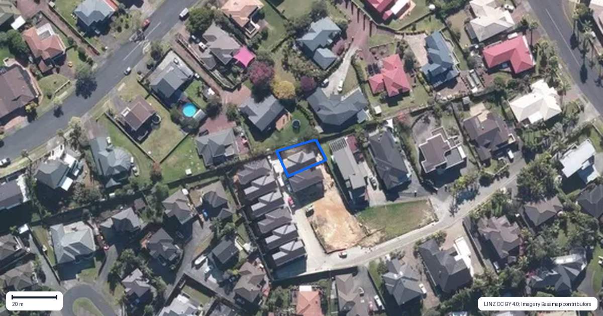Property context map for 8/90 Picasso Drive, West Harbour, Auckland