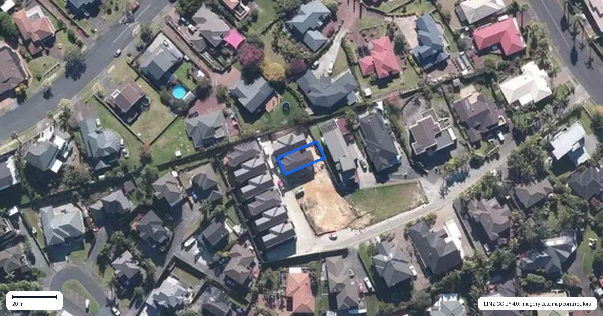 Property context map for 7/90 Picasso Drive, West Harbour, Auckland
