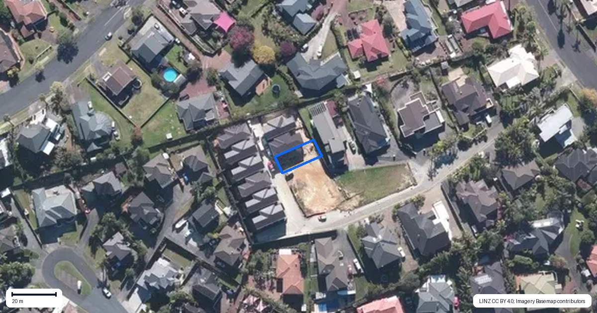 Property context map for 6/90 Picasso Drive, West Harbour, Auckland
