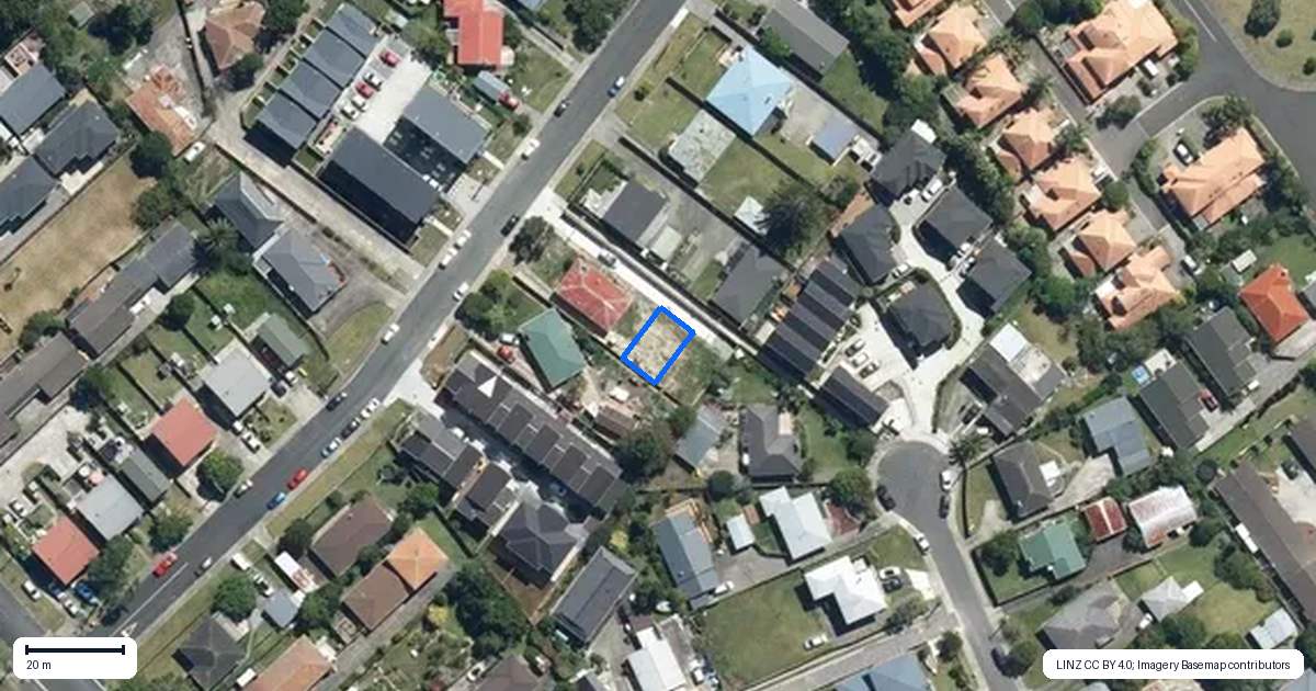 Property context map for 7D Westall Road, New Lynn, Auckland