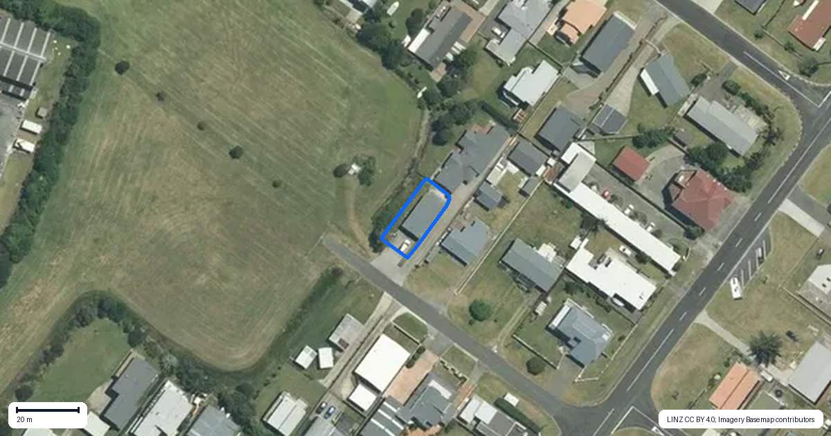 Property context map for 106A Mako Road, Whangamata