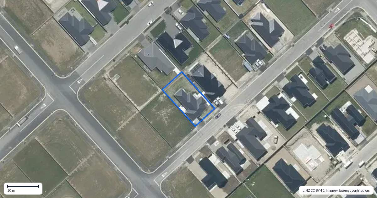 Property context map for 14 Kilphin Street, Elgin, Ashburton