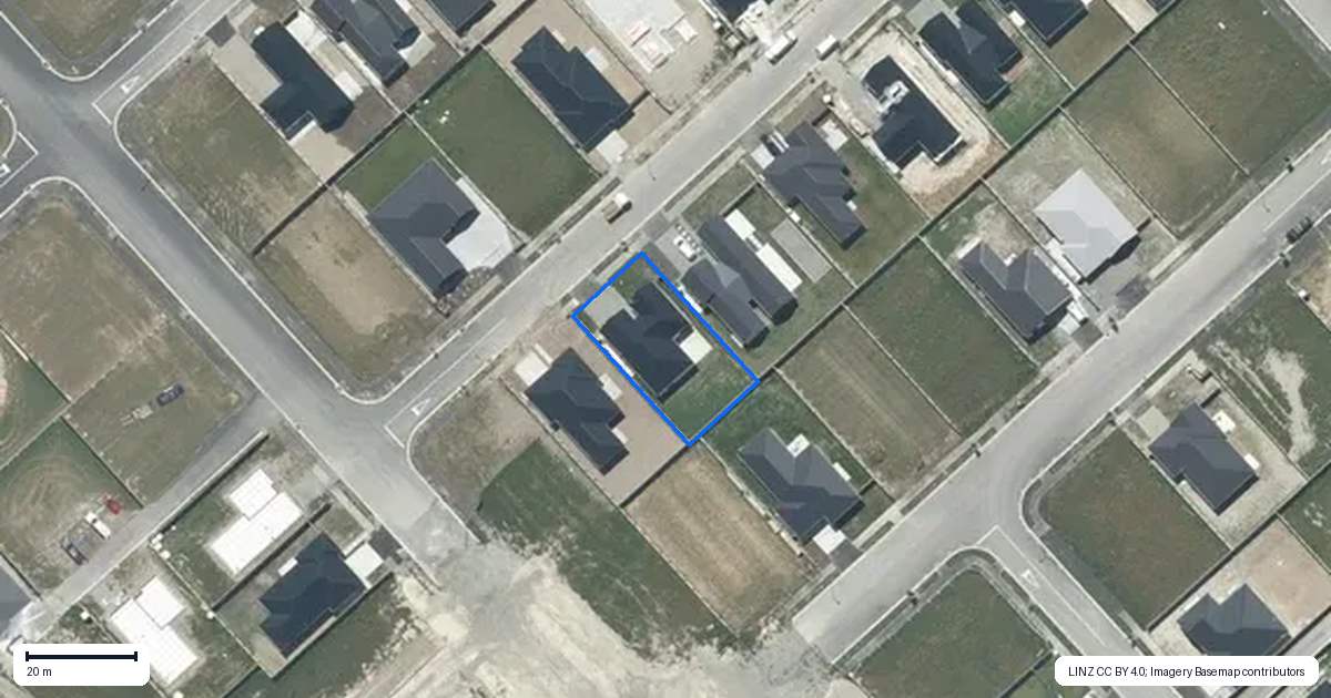 Property context map for 15 Vercoe Street, Elgin, Ashburton