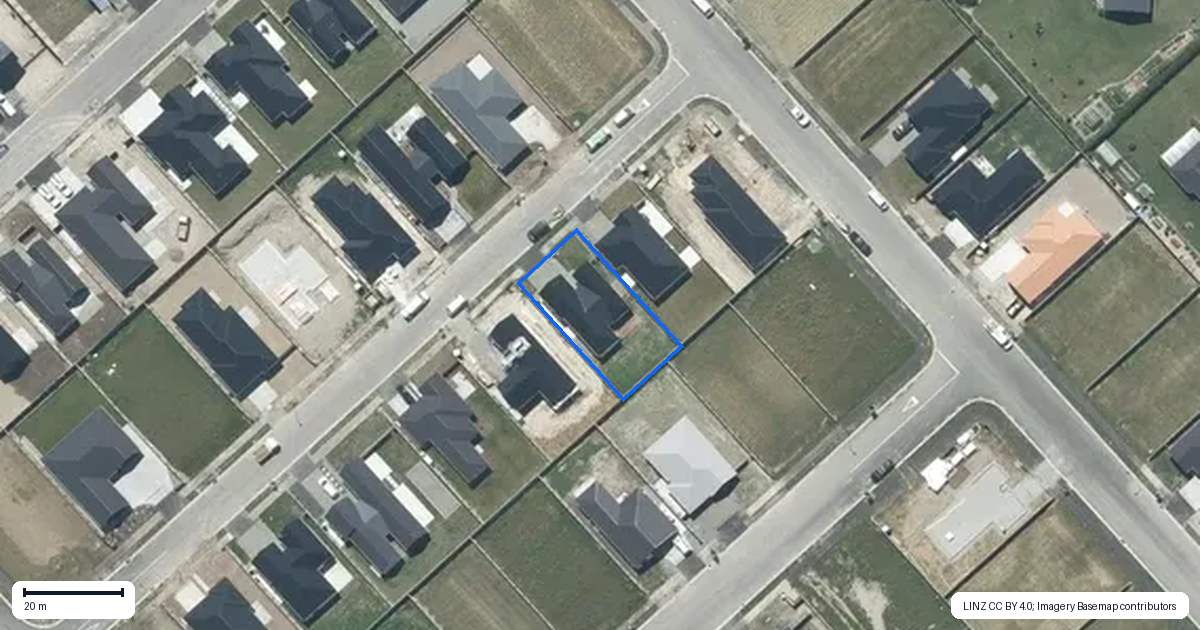 Property context map for 5 Vercoe Street, Elgin, Ashburton
