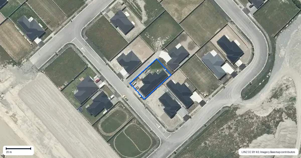 Property context map for 9 Buxton Street, Elgin, Ashburton