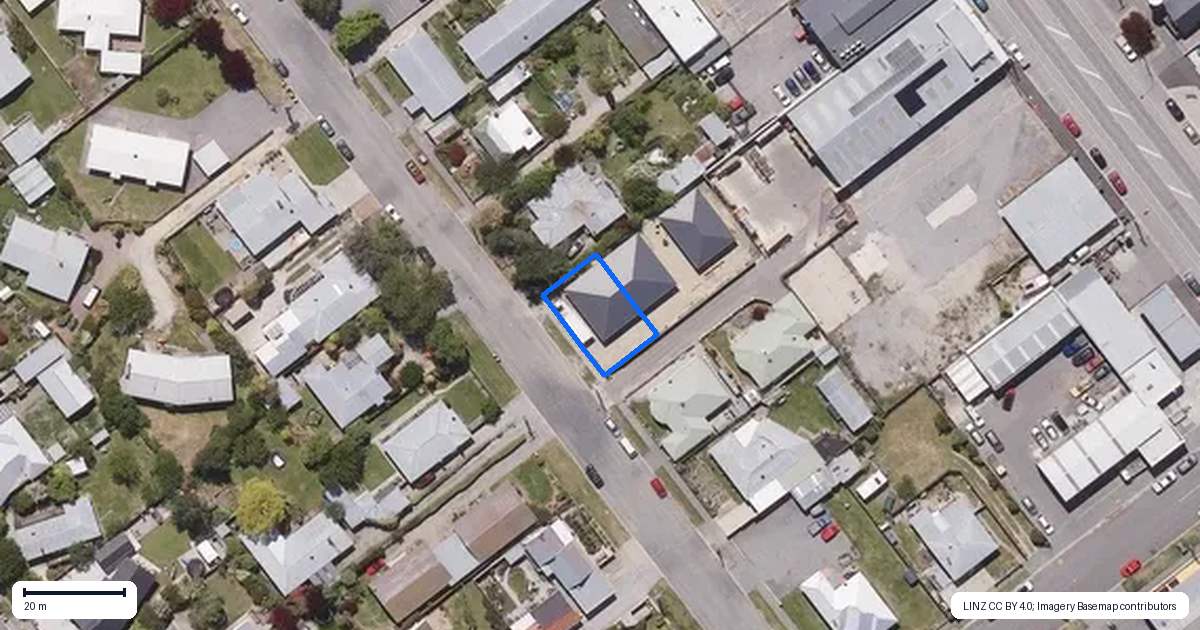 Property context map for 23 Ventry Street, Alexandra