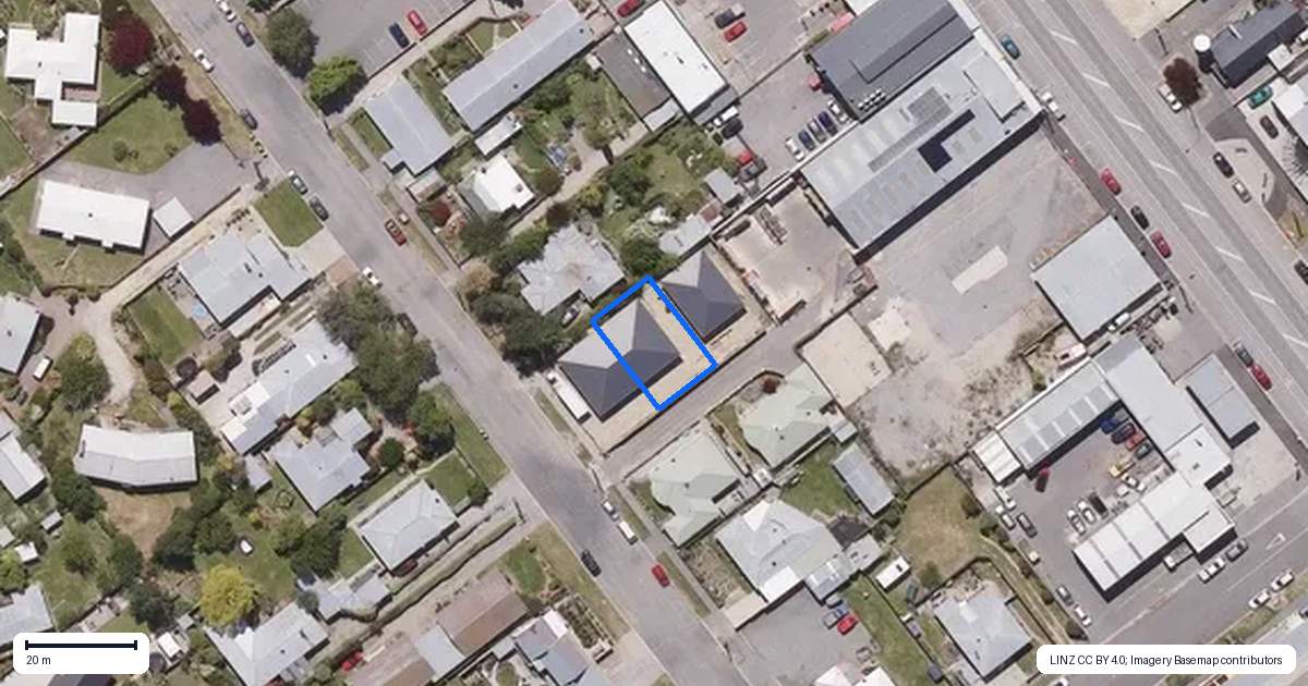 Property context map for 23A Ventry Street, Alexandra