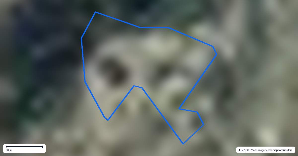 Property context map for 419 Spur Road, Pongaroa
