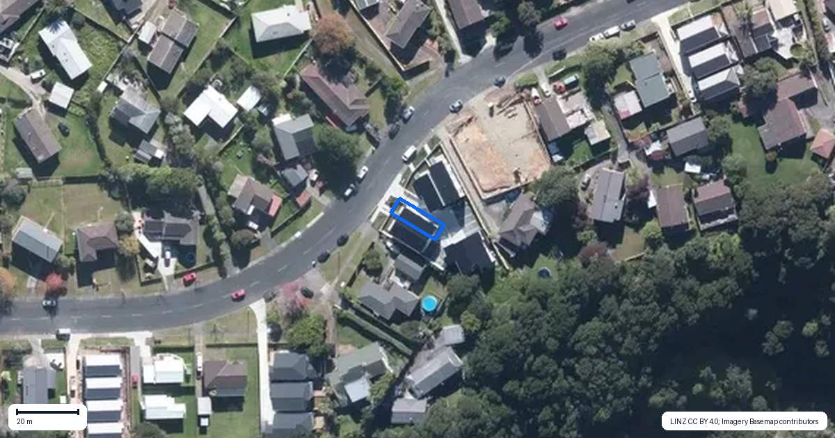 Property context map for 37B West Harbour Drive, West Harbour, Auckland