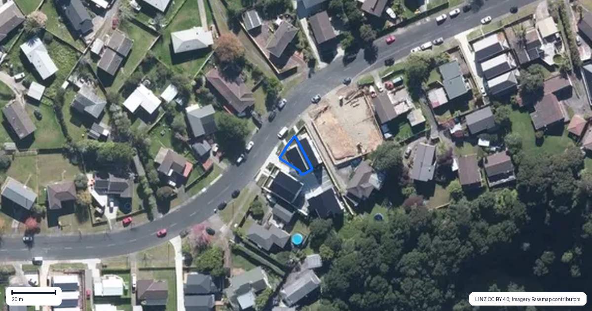 Property context map for 37E West Harbour Drive, West Harbour, Auckland