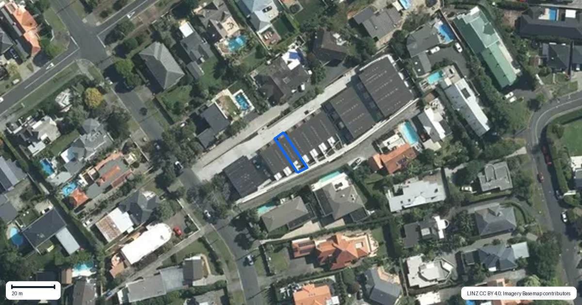 Property context map for 3/32 Dudley Road, Mission Bay, Auckland