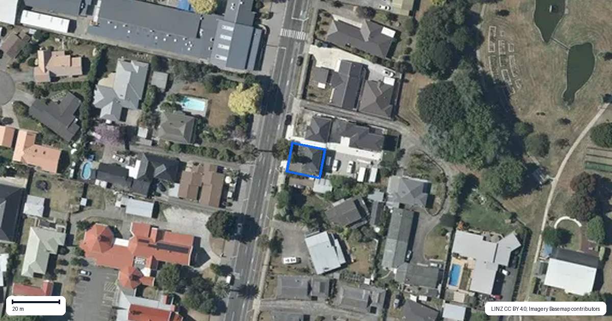 Property context map for 9B Church Road, Taradale, Napier