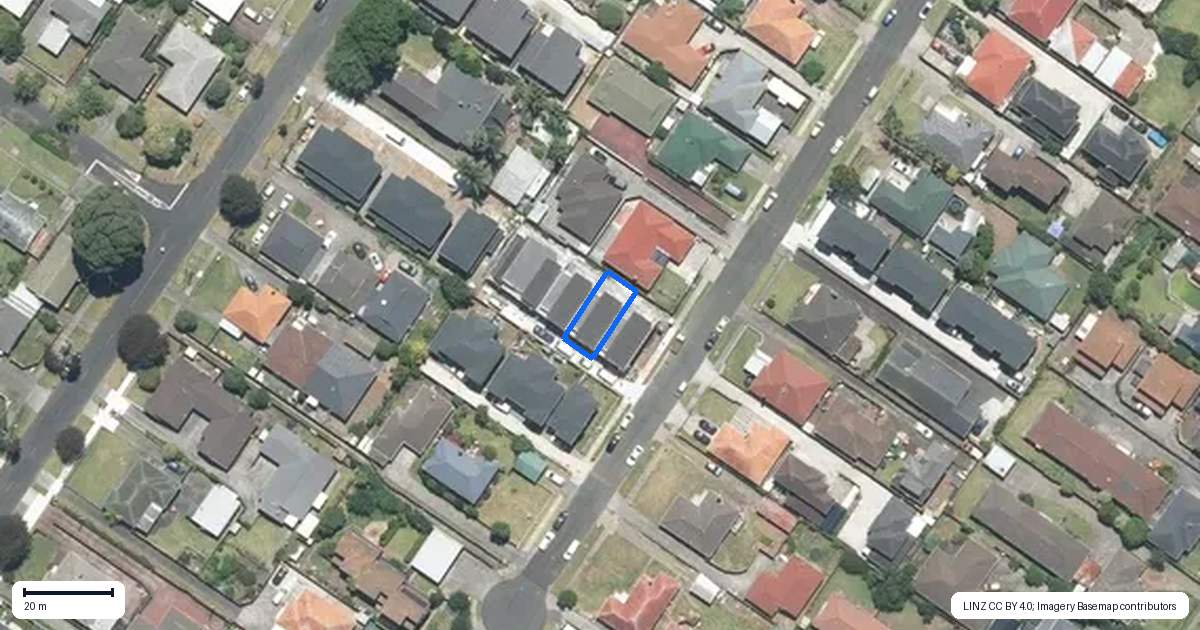 Property context map for 27B Watson Place, Papatoetoe, Auckland