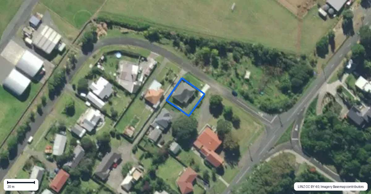 Property context map for 1A Whimp Avenue, Onerahi, Whangarei