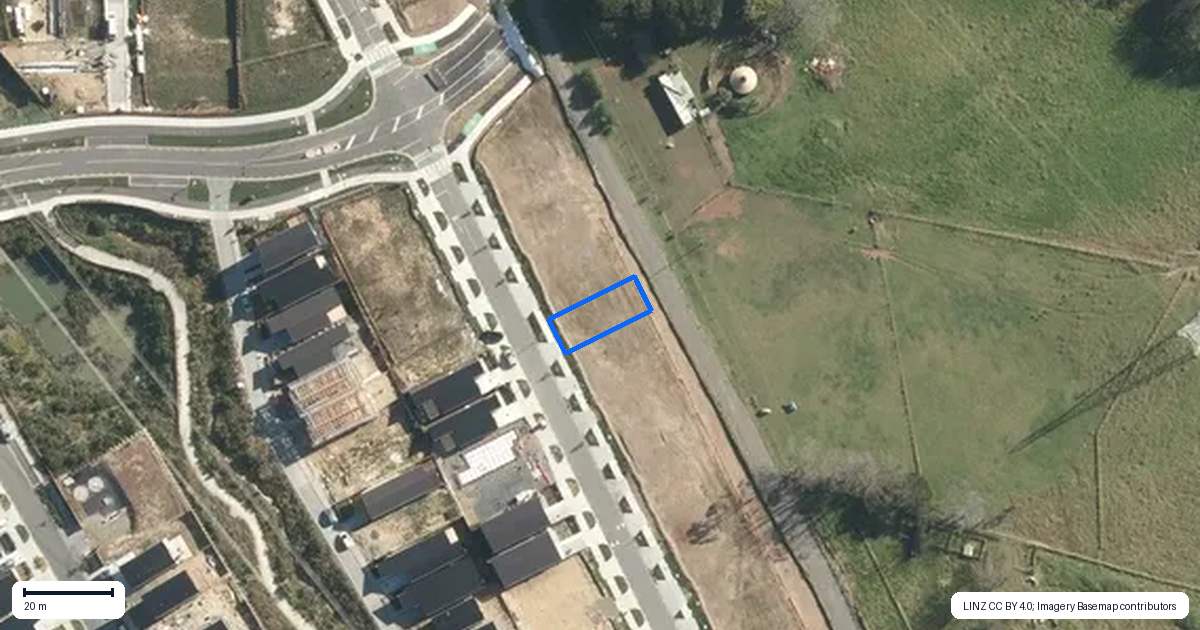 Property context map for 36 Paretao Street, Massey, Auckland