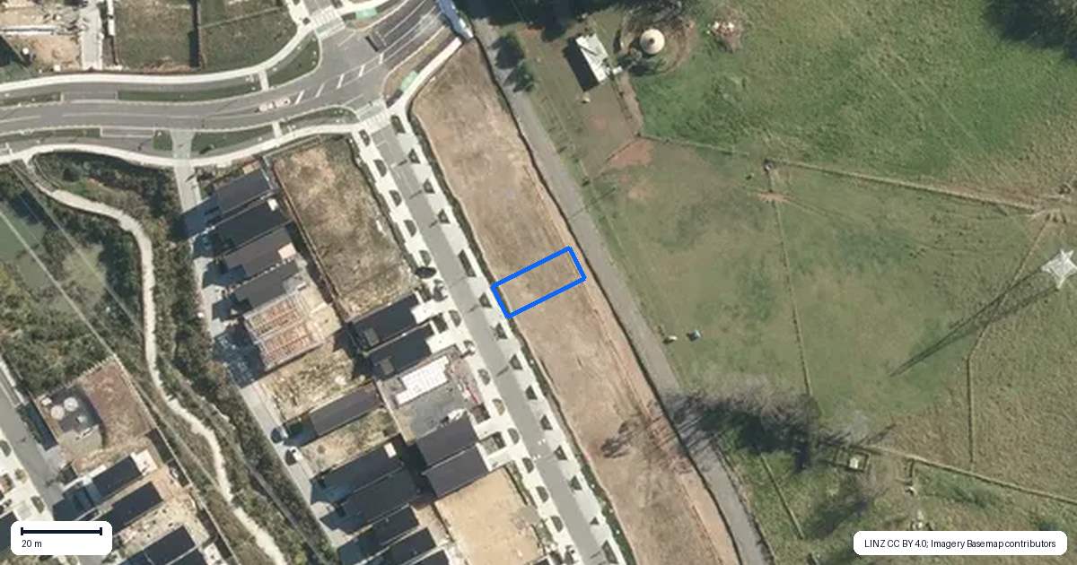 Property context map for 34 Paretao Street, Massey, Auckland