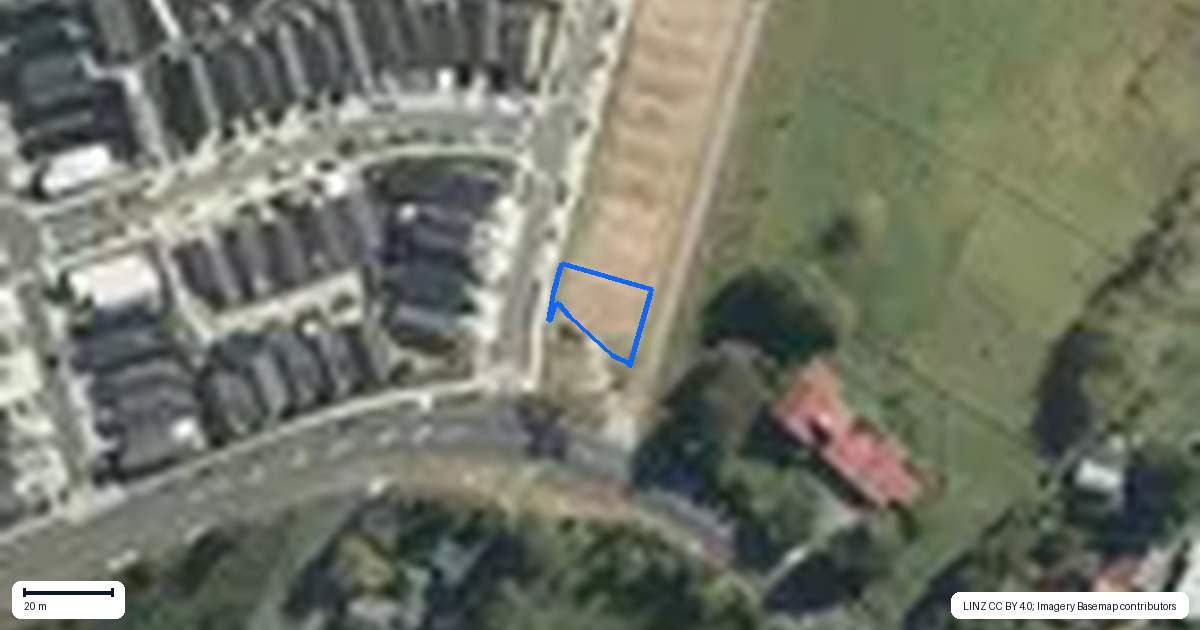 Property context map for 1 Puhikawa Street, Massey, Auckland