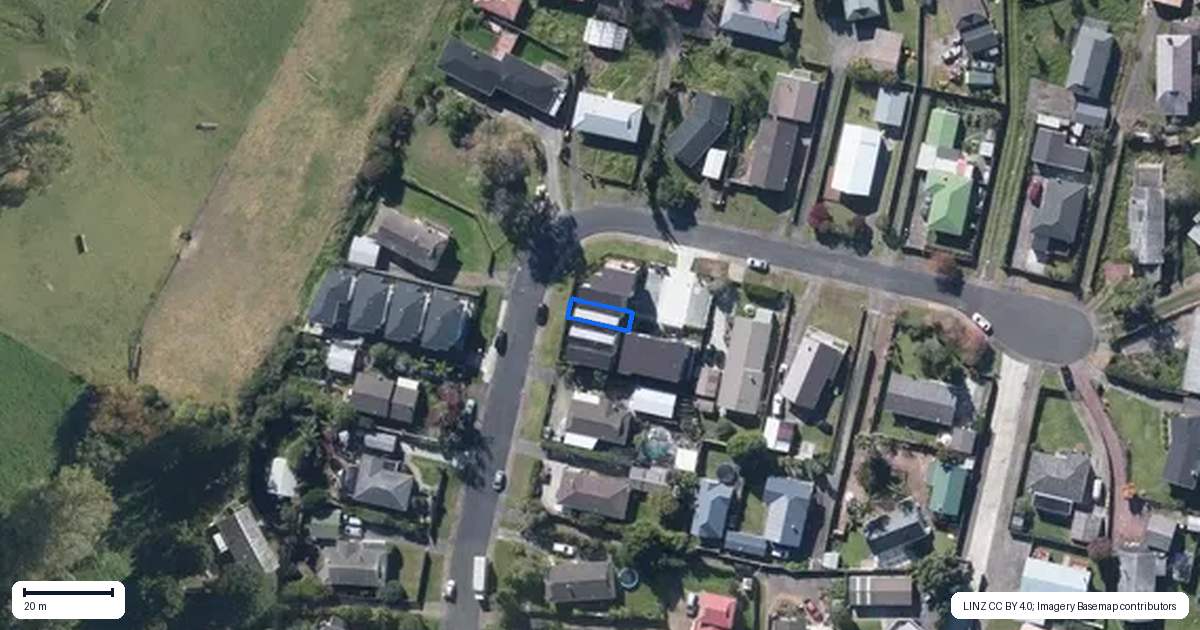 Property context map for 24C Scarlet Drive, Ranui, Auckland