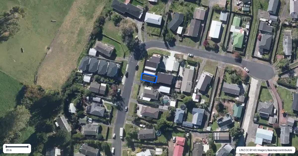 Property context map for 24A Scarlet Drive, Ranui, Auckland